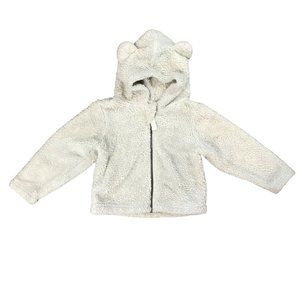 Hanna Andersson Fuzzy Fleece Hooded‎ with Bear Ears Size 60cm/US 3-6 Months